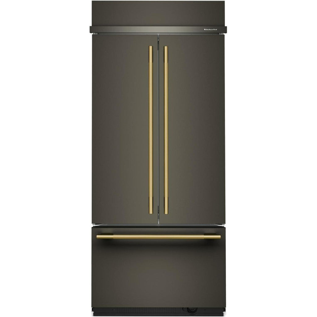  KitchenAid 36-inch, 20.8 cu. ft. Built-in French 3-Door Refrigerator KBFN536SBE IMAGE 15