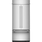  KitchenAid 36-inch, 20.8 cu. ft. Built-in French 3-Door Refrigerator KBFN536SPS IMAGE 1