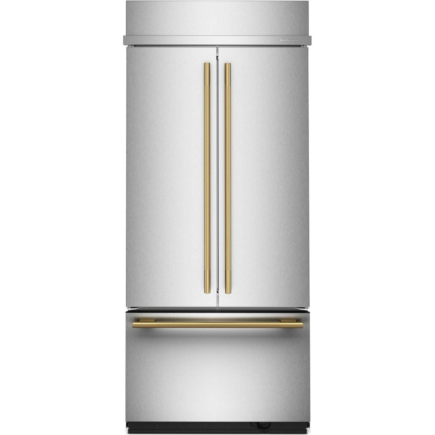  KitchenAid 36-inch, 20.8 cu. ft. Built-in French 3-Door Refrigerator KBFN536SPS IMAGE 13