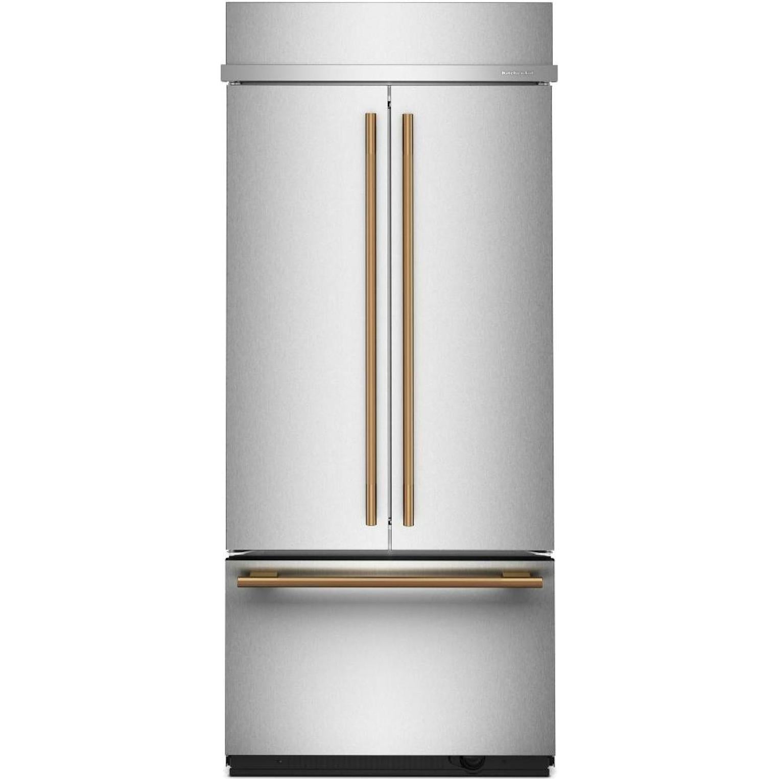  KitchenAid 36-inch, 20.8 cu. ft. Built-in French 3-Door Refrigerator KBFN536SPS IMAGE 14