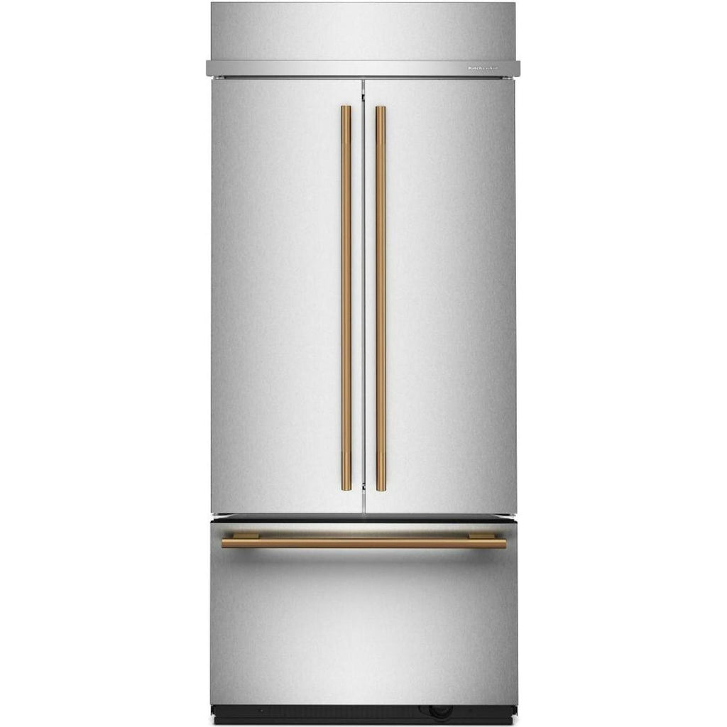  KitchenAid 36-inch, 20.8 cu. ft. Built-in French 3-Door Refrigerator KBFN536SPS IMAGE 15