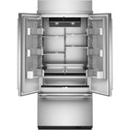  KitchenAid 36-inch, 20.8 cu. ft. Built-in French 3-Door Refrigerator KBFN536SPS IMAGE 2