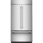  KitchenAid 42-inch, 24.2 cu. ft. Built-in French 3-Door Refrigerator KBFN542SPS IMAGE 1