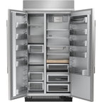  KitchenAid 48-inch, 30 cu. ft. Built-in Side-by-Side Refrigerator with Platinum Interior KBSN748SPS IMAGE 2