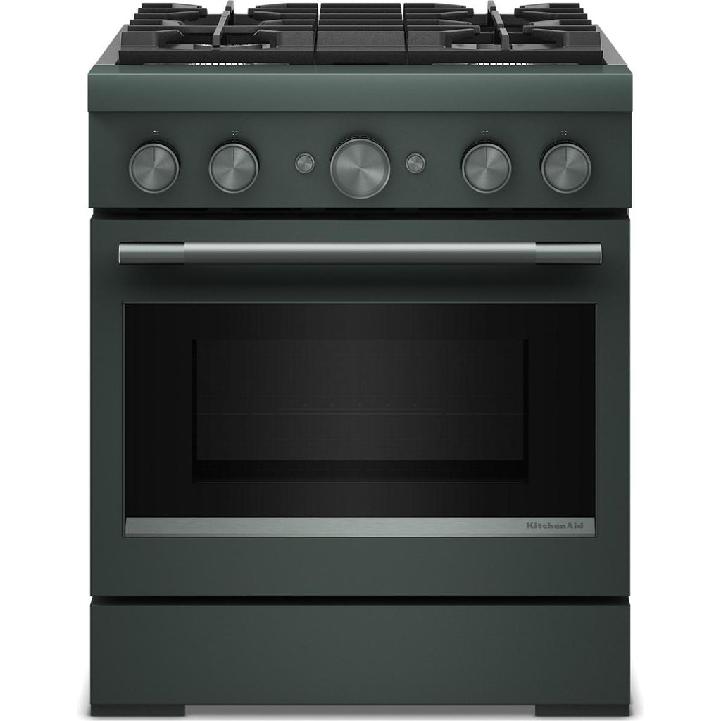  KitchenAid 30-inch Freestanding Commercial-Style Dual-Fuel Range KFDS930SJP IMAGE 1