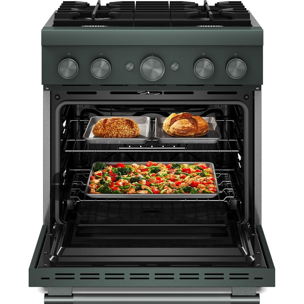  KitchenAid 30-inch Freestanding Commercial-Style Dual-Fuel Range KFDS930SJP IMAGE 2