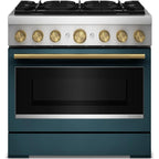  KitchenAid 36-inch Freestanding Commercial-Style Dual-Fuel Range KFDS936SAG IMAGE 1