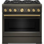  KitchenAid 36-inch Freestanding Commercial-Style Dual-Fuel Range KFDS936SBE IMAGE 1