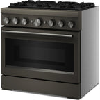  KitchenAid 36-inch, 5.1 cu. ft. Freestanding Commercial-Style Dual-Fuel Range with Even-Heat™ True Convection KFDS936SBE IMAGE 5