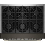  KitchenAid 36-inch, 5.1 cu. ft. Freestanding Commercial-Style Dual-Fuel Range with Even-Heat™ True Convection KFDS936SBE IMAGE 6