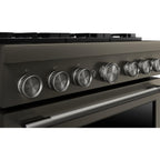  KitchenAid 36-inch, 5.1 cu. ft. Freestanding Commercial-Style Dual-Fuel Range with Even-Heat™ True Convection KFDS936SBE IMAGE 8