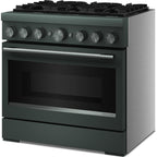 KitchenAid 36-inch, 5.1 cu. ft. Freestanding Commercial-Style Dual-Fuel Range with Even-Heat™ True Convection KFDS936SJP IMAGE 5