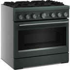  KitchenAid 36-inch, 5.1 cu. ft. Freestanding Commercial-Style Dual-Fuel Range with Even-Heat™ True Convection KFDS936SJP IMAGE 6