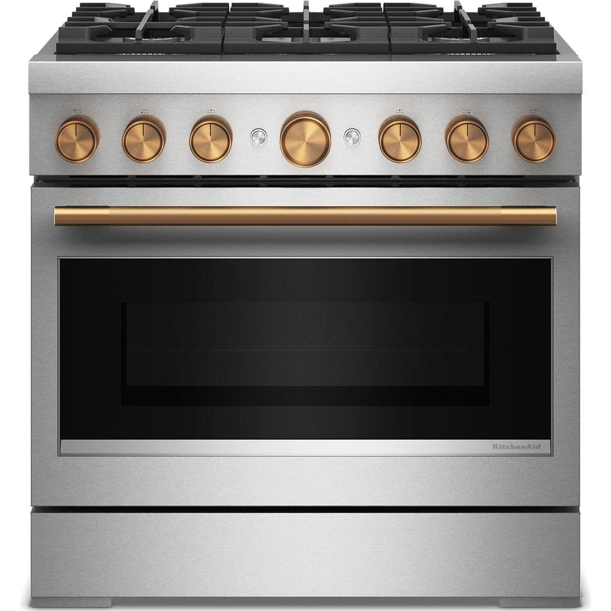  KitchenAid 36-inch, 5.1 cu. ft. Freestanding Commercial-Style Dual-Fuel Range with Even-Heat™ True Convection KFDS936SSS IMAGE 8