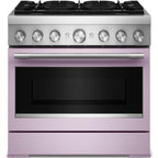  KitchenAid 36-inch Freestanding Commercial-Style Dual-Fuel Range KFDS936SWF IMAGE 1