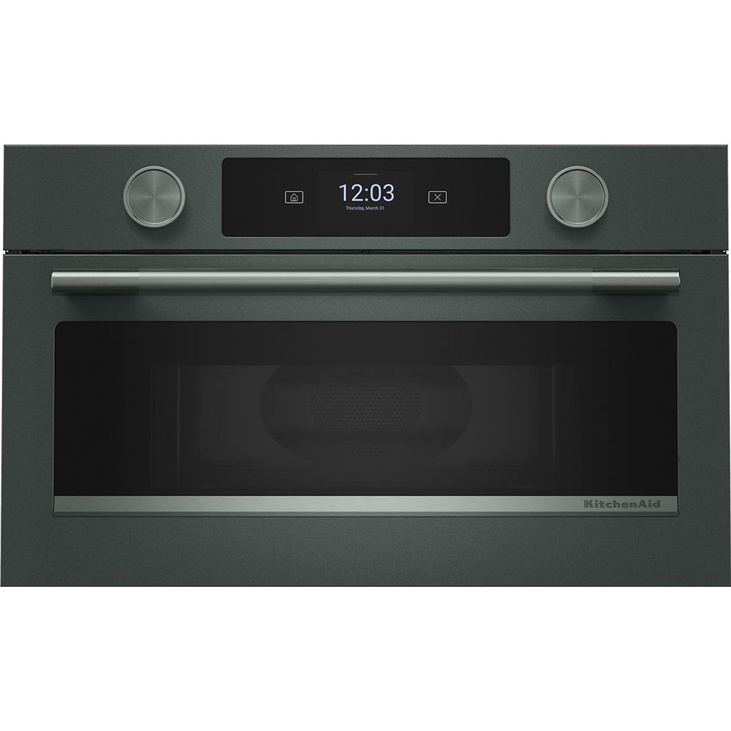  KitchenAid 30-inch Built-in Microwave Oven with Convection Technology KMBS730SJP IMAGE 3