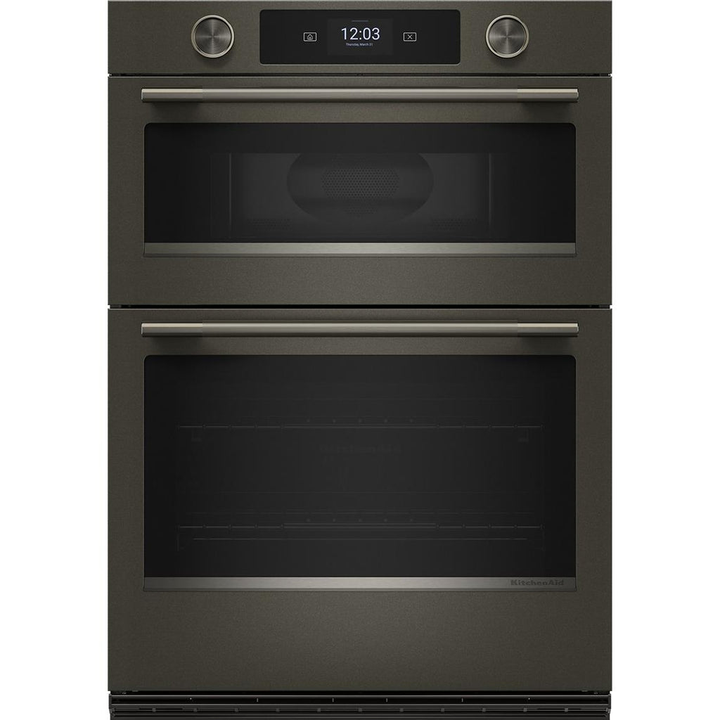  KitchenAid 30-inch Built-in Combination Wall Oven with Microwave Oven with Convection Technology KOEC730SBE IMAGE 3