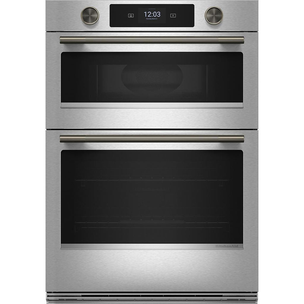  KitchenAid 30-inch Built-in Combination Wall Oven with Microwave Oven with Convection Technology KOEC730SPS IMAGE 3