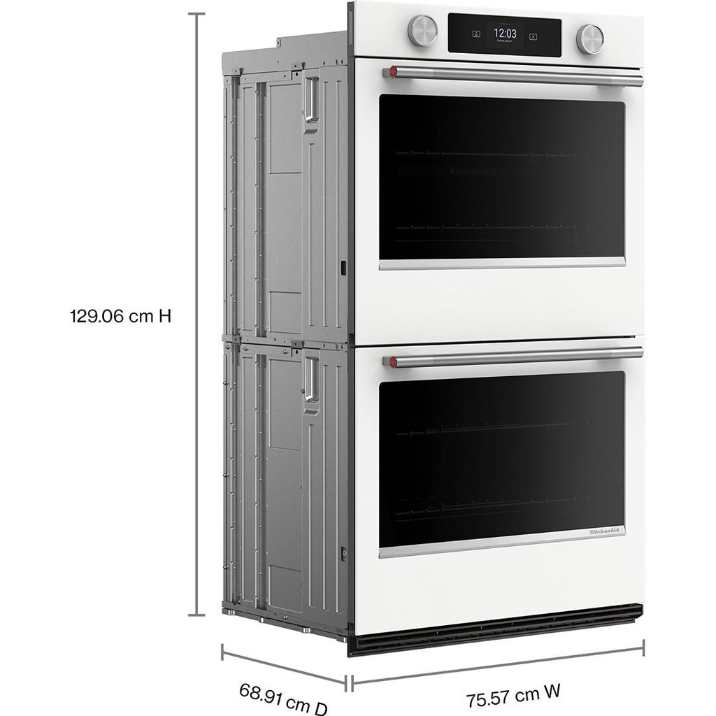  KitchenAid 30-inch Built-in Double Wall Oven with Convection Technology KOED730SWH IMAGE 4