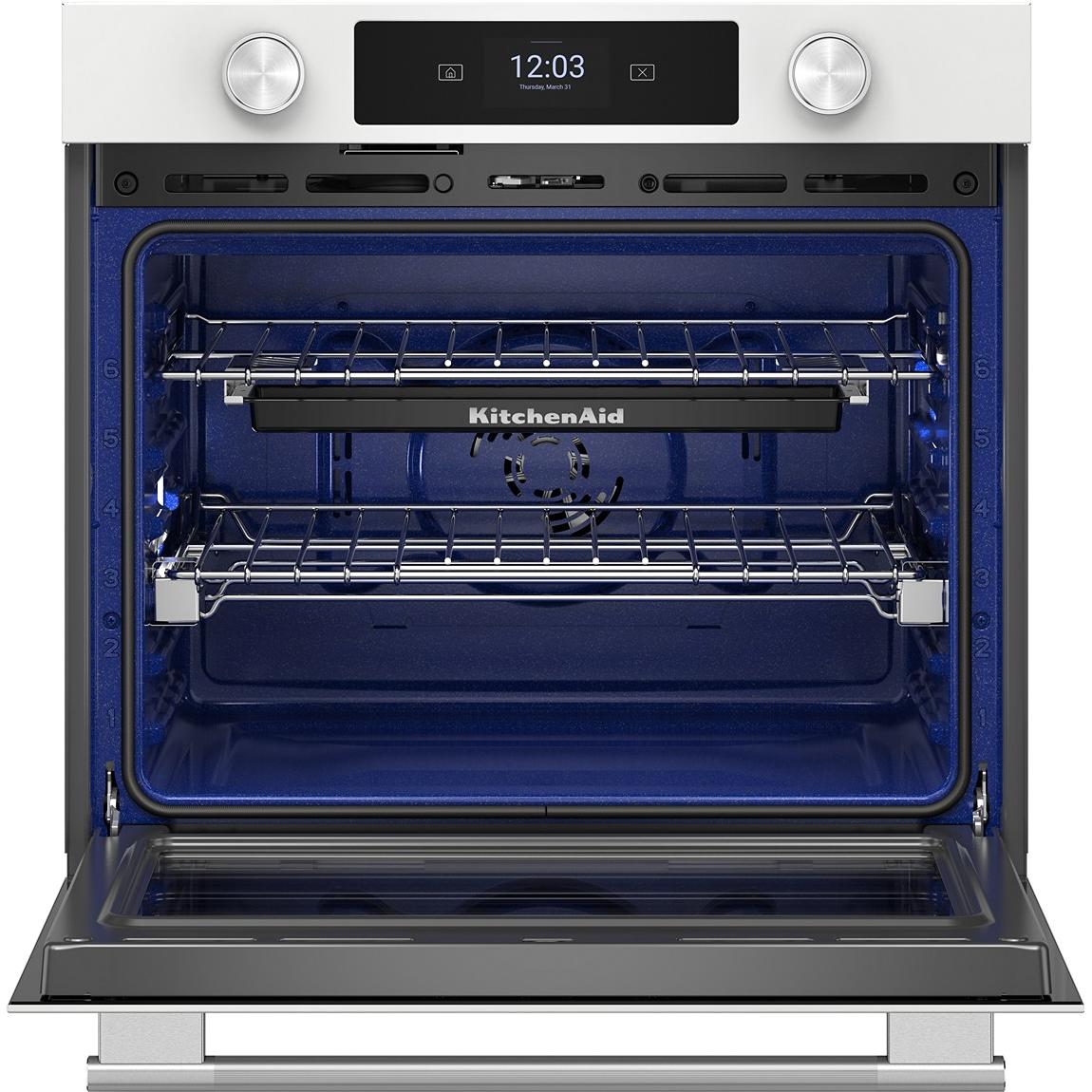  KitchenAid 30-inch Built-in Single Wall Oven with Convection Technology KOES730SWH IMAGE 2