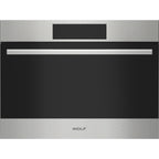  Wolf 24-inch E Series Transitional Drop-Down Door Microwave Oven MDD2450TE/S/T IMAGE 1