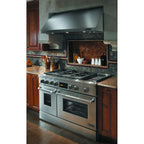  JennAir 48-inch Freestanding Dual-Fuel Range with Dual-Fan MultiMode® True Convection System JDRP548WP IMAGE 2