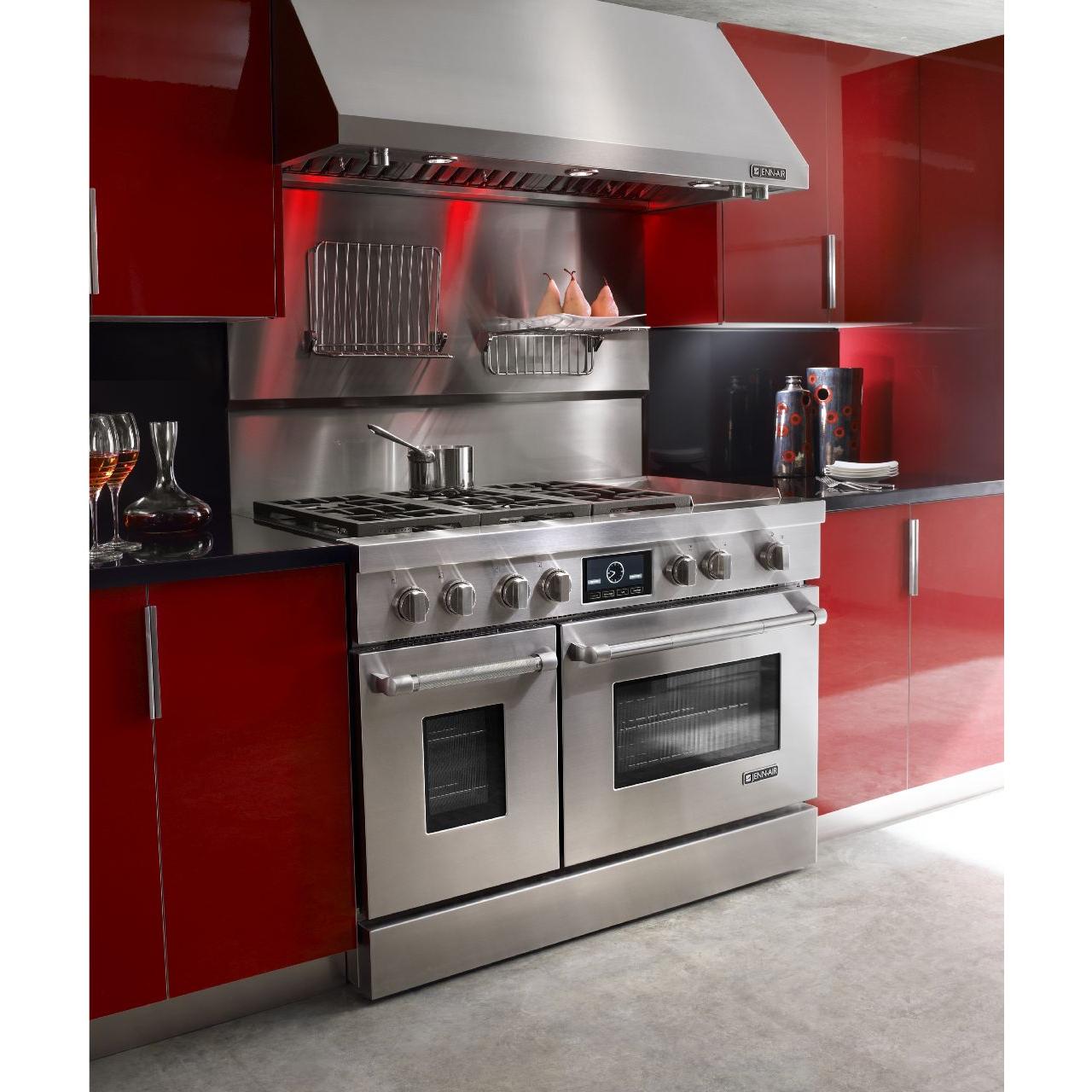  JennAir 48-inch Freestanding Dual-Fuel Range with Dual-Fan MultiMode® True Convection System JDRP548WP IMAGE 20