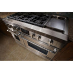  JennAir 48-inch Freestanding Dual-Fuel Range with Dual-Fan MultiMode® True Convection System JDRP548WP IMAGE 9
