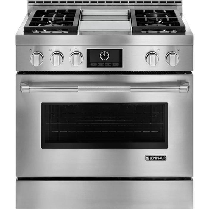  JennAir 36-inch Freestanding Gas Range with MultiMode® Convection JGRP536WP IMAGE 1