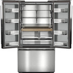  KitchenAid 36-inch, 24 cu. ft. Counter-Dept French 3-Door Refrigerator with Internal Water Dispenser and Ice Maker KRFC236SPS IMAGE 2