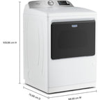  Maytag 7.4 cu. ft. Gas Dryer with Pet Pro Option MGD7205RW IMAGE 6