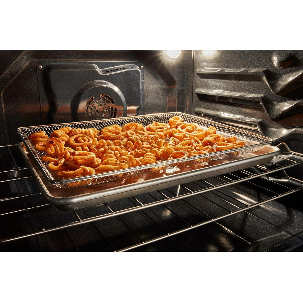  Whirlpool 30-inch Freestanding Electric Range with Air Cooking Technology YWFES7030SW IMAGE 5