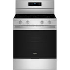  Whirlpool 30-inch Freestanding Electric Range with Air Cooking Technology YWFES7030SZ IMAGE 1