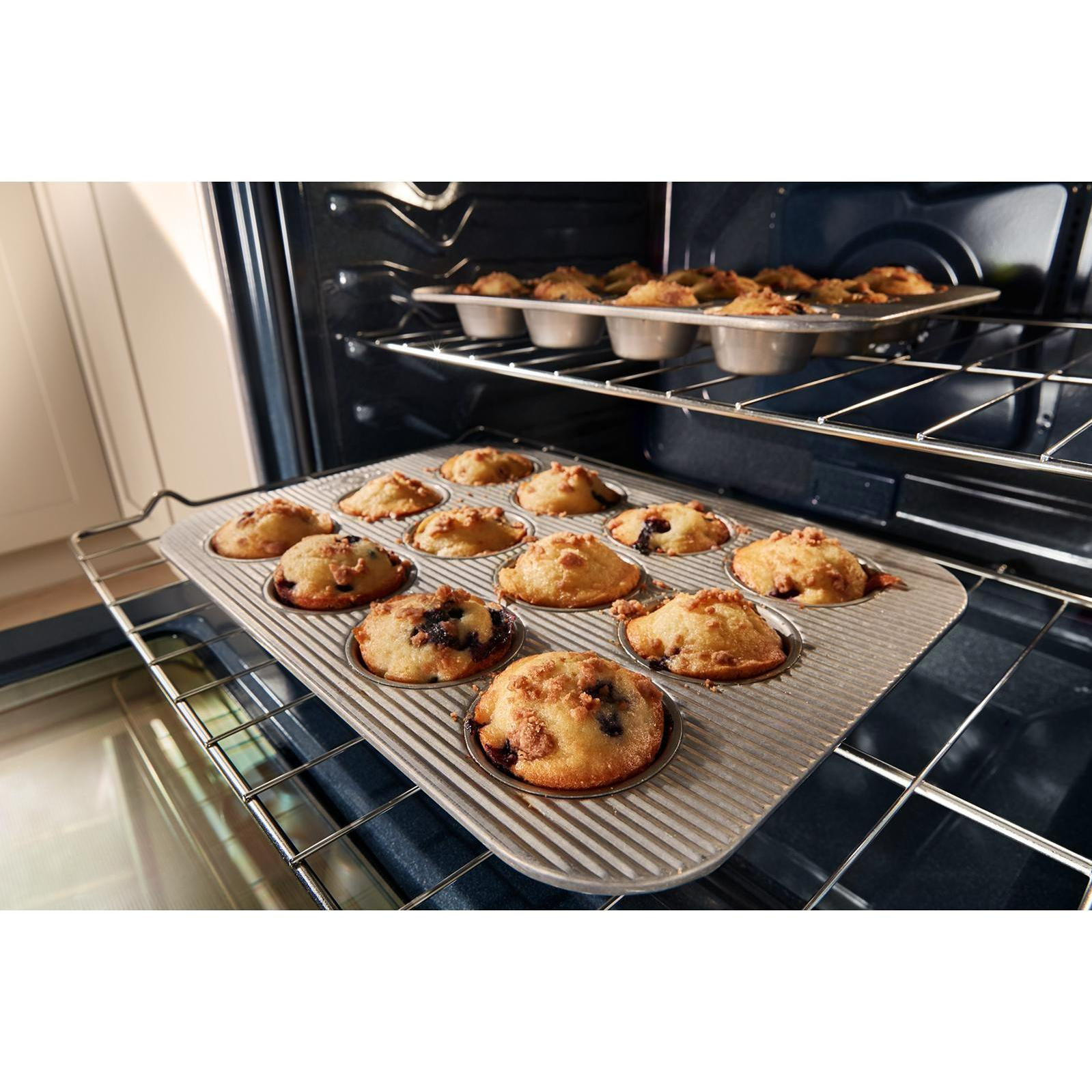  Whirlpool 30-inch Freestanding Electric Range with Air Cooking Technology YWFES7030SZ IMAGE 8