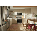  Whirlpool 30-inch Gas Range with Air Cooking Technology and Steam Clean WFGS4530SZ IMAGE 12