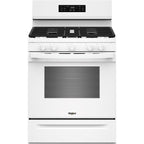  Whirlpool 30-inch Gas Range with Air Cooking Technology and Steam Clean WFGS4530SW IMAGE 1