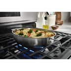  Whirlpool 30-inch Gas Range with Air Cooking Technology and Steam Clean WFGS4530SB IMAGE 10