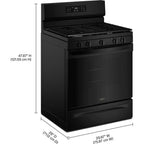  Whirlpool 30-inch Gas Range with Air Cooking Technology and Steam Clean WFGS4530SB IMAGE 12