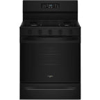  Whirlpool 30-inch Gas Range with Air Cooking Technology WFGS5730SB IMAGE 1