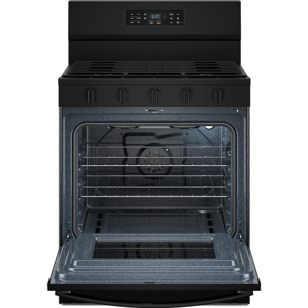  Whirlpool 30-inch Gas Range with Air Cooking Technology WFGS5730SB IMAGE 2