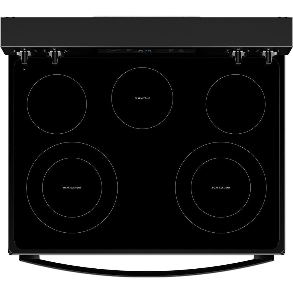  Whirlpool 30-inch Electric Range with Air Cooking Technology and Steam Clean YWFES4530SB IMAGE 4