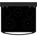  Whirlpool 30-inch Electric Range with Air Cooking Technology and Steam Clean YWFES4530SB IMAGE 4