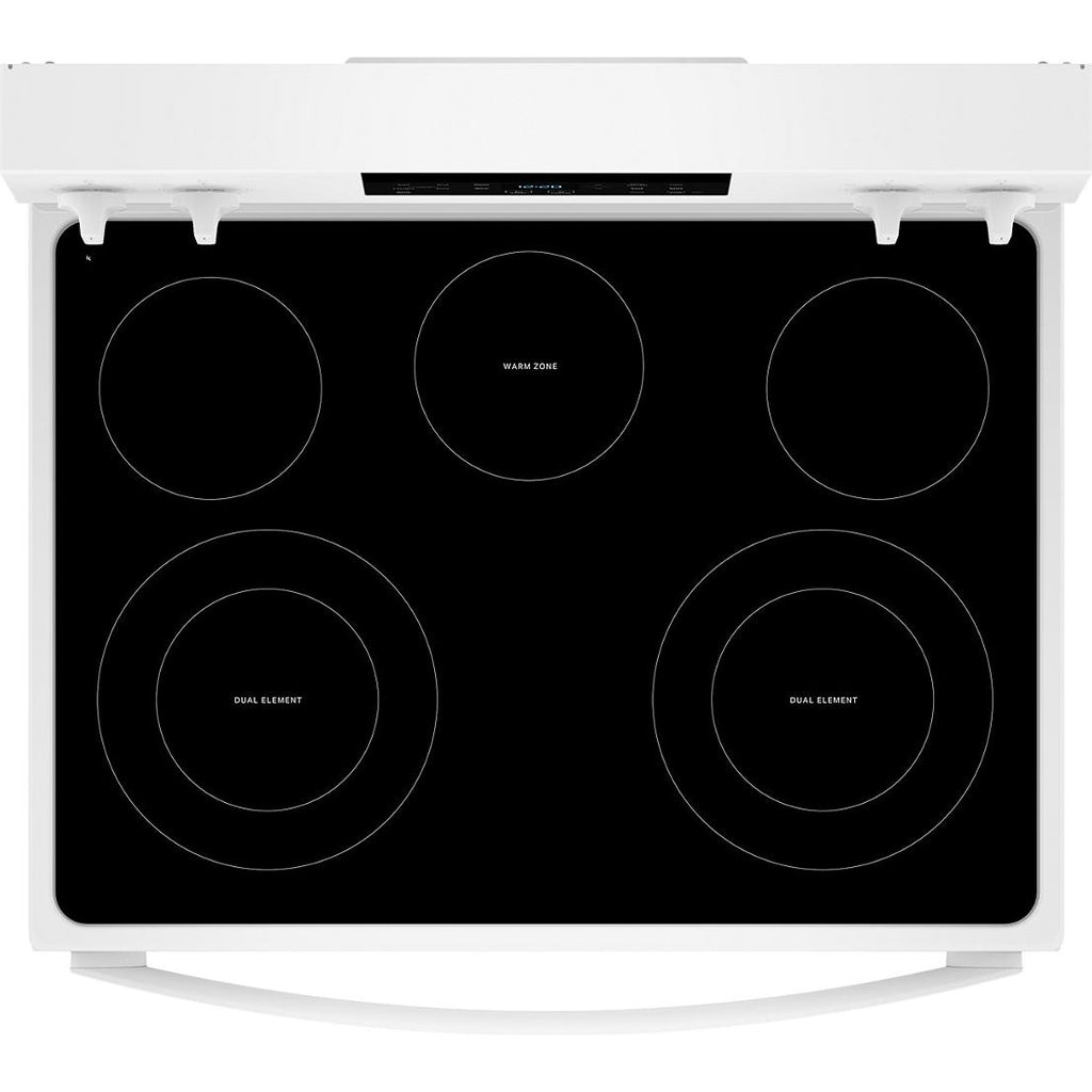  Whirlpool 30-inch Electric Range with Air Cooking Technology and Steam Clean YWFES4530SW IMAGE 2