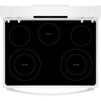  Whirlpool 30-inch Electric Range with Air Cooking Technology and Steam Clean YWFES4530SW IMAGE 2