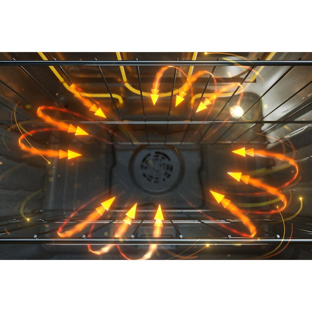  Whirlpool 30-inch Electric Range with Air Cooking Technology and Steam Clean YWFES4530SZ IMAGE 7