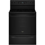  Whirlpool 30-inch Electric Range with Air Cooking Technology YWFES5730SB IMAGE 1