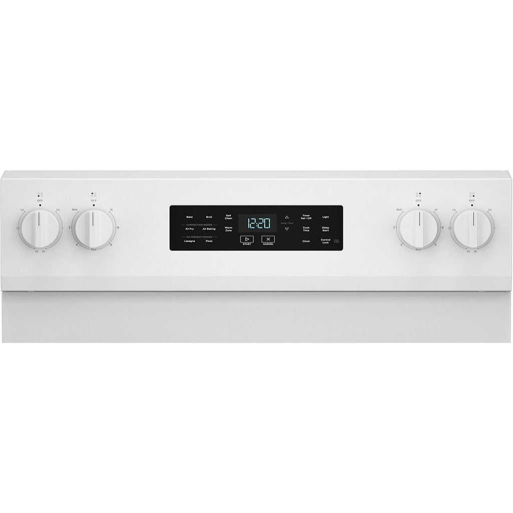  Whirlpool 30-inch Electric Range with Air Cooking Technology YWFES5730SW IMAGE 3