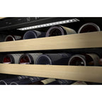  KitchenAid 24-inch Undercounter Wine Cellar with Full-Extension Wood-Front Racks KUWR524SPS IMAGE 6