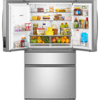  Whirlpool 36-inch French 4-Door Refrigerator with Water and Ice Dispensing System WRMF3636SZ IMAGE 2