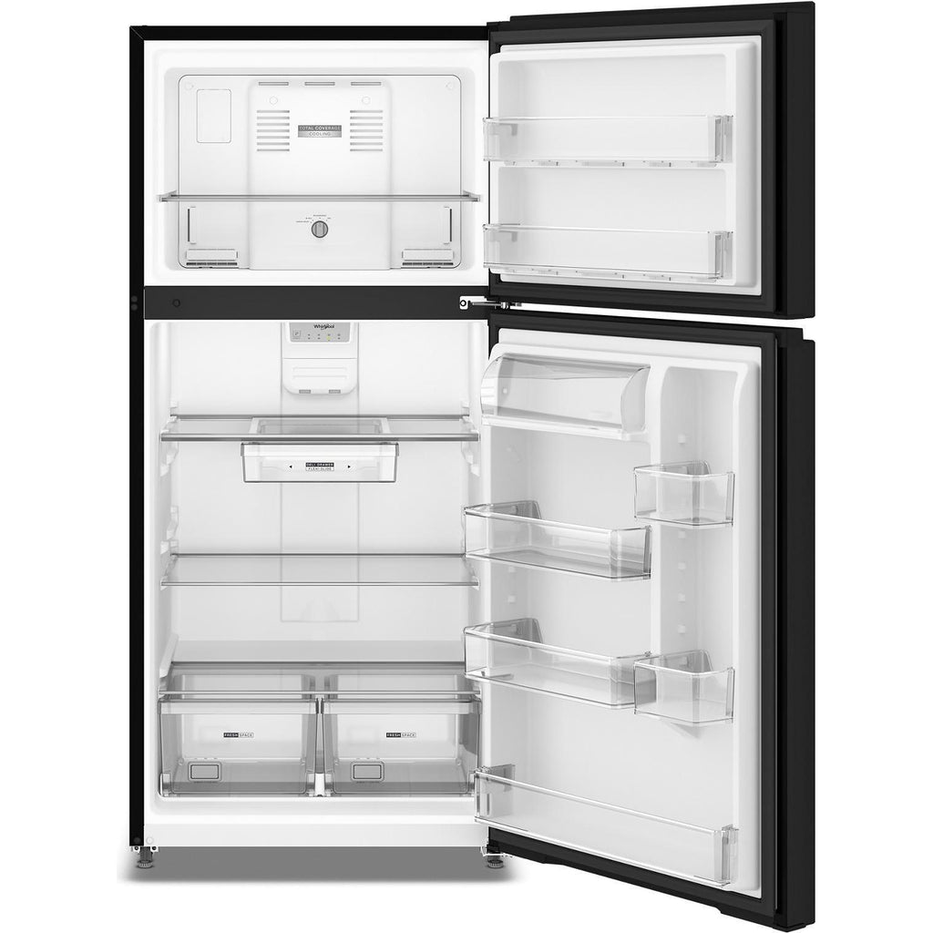  Whirlpool Freestanding Top Freezer Refrigerator WRTX5419SB IMAGE 2